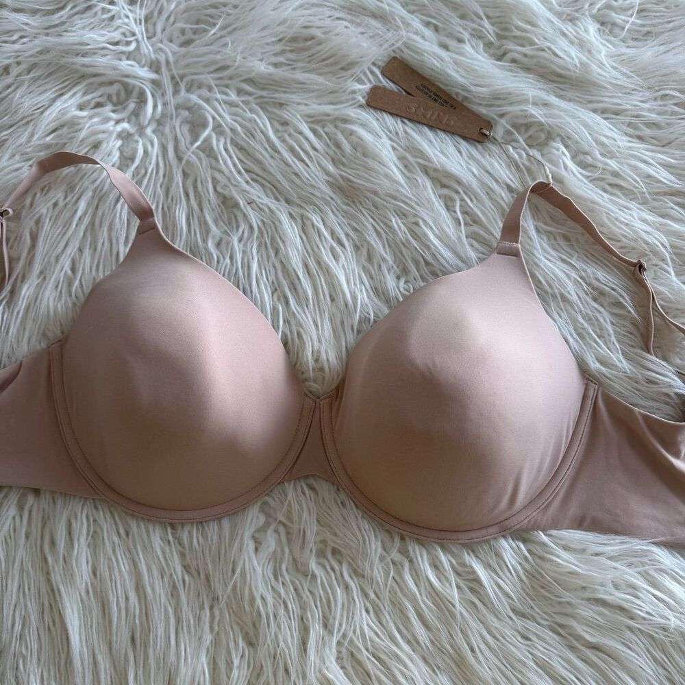 Skims Fits Everybody T-shirt Bra Mica Size 34DDD - Picture 3 of 6